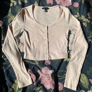 Forever 21 cropped long sleeve